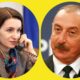 maia sandu și Ilham Aliyev